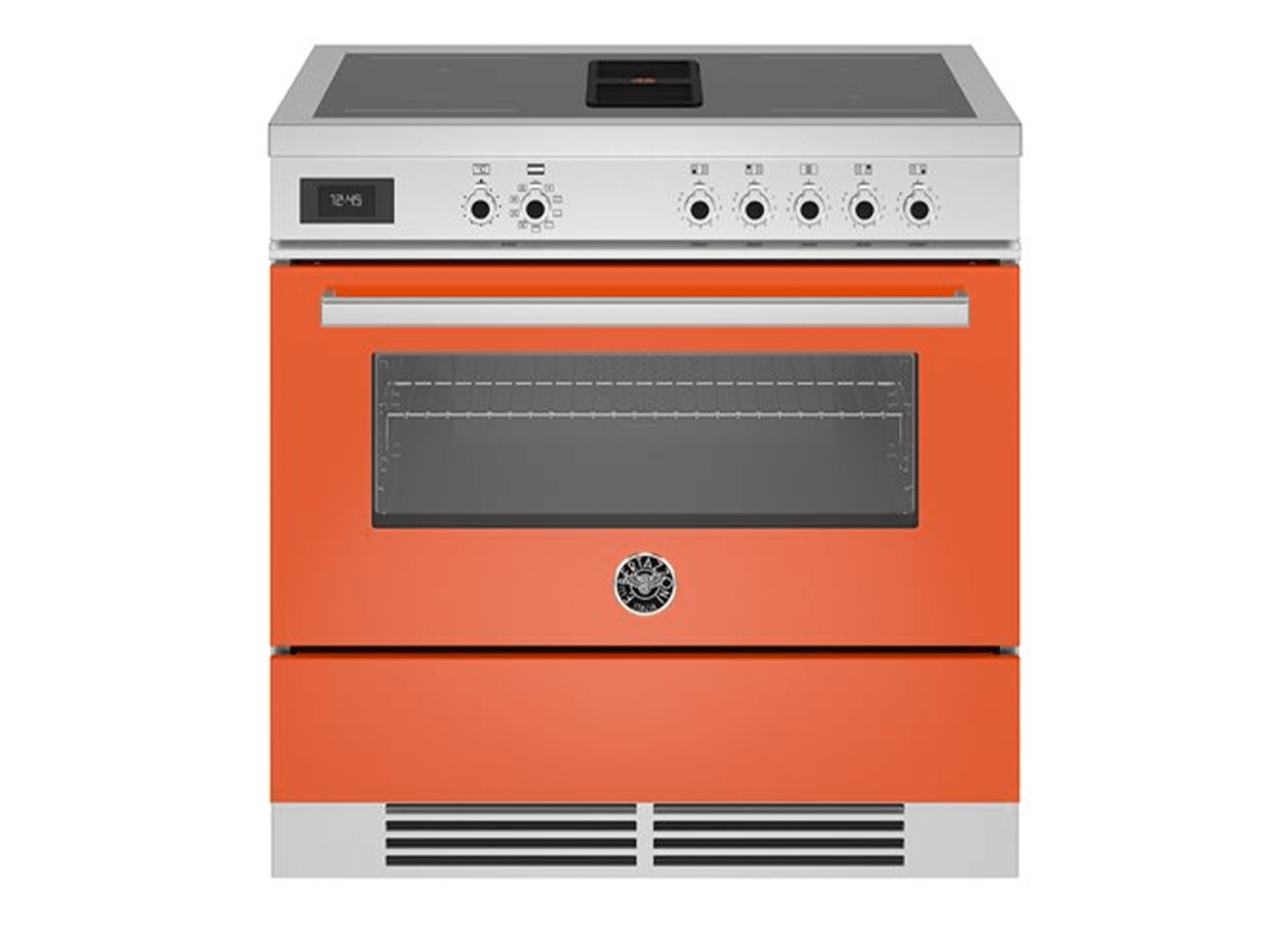 Bertazzoni PROCH94I1EART | 90 cm Air-Tec inductie fornuis met werkbladafzuiging