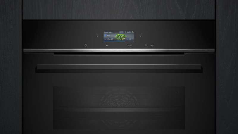 Siemens HB774G1B1 | IQ700 Inbouw heteluchtoven met Pyrolyse reiniging, zwart - Afbeelding 2