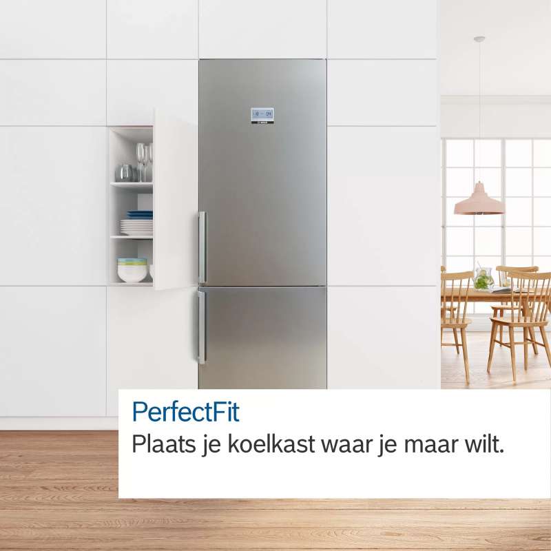 Bosch Serie 4 KGN36VWDT koel-vriescombinatie Vrijstaand 321 l D Wit - Afbeelding 8