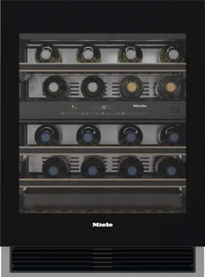 Miele KWT 6322 UG-1 Compressorwijnkoeler Ingebouwd Zwart 34 fles(sen)