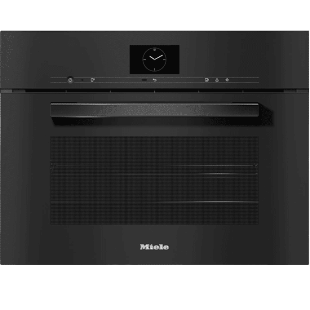 Miele DGC 7640 HC Pro OBSW | Compacte combi-stoomoven voor stomen, bakken, braden met bratometer + HydroClean.