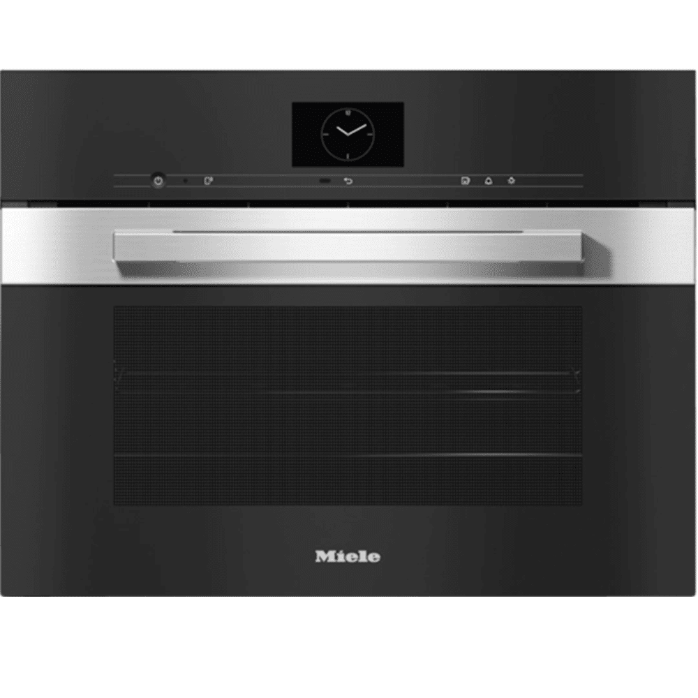 Miele DGC 7645 HC Pro CLST | Compacte combi-stoomoven met aansluiting voor vers water en waterafvoer voor stomen, bakken, braden met bratometer + HydroClean.