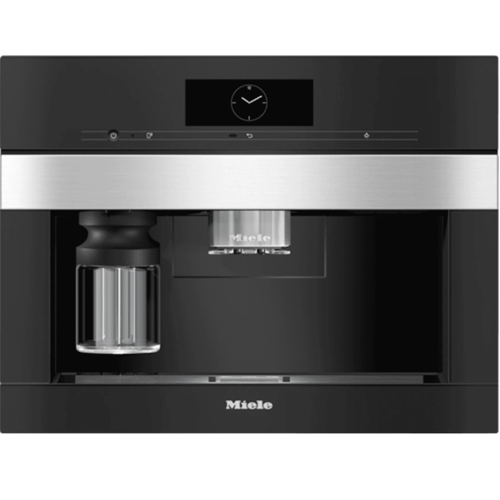 Miele CVA 7840 RVS CLST | Inbouwkoffiemachine in combineerbaar design met CoffeeSelect en AutoDescale voor de hoogste eisen.