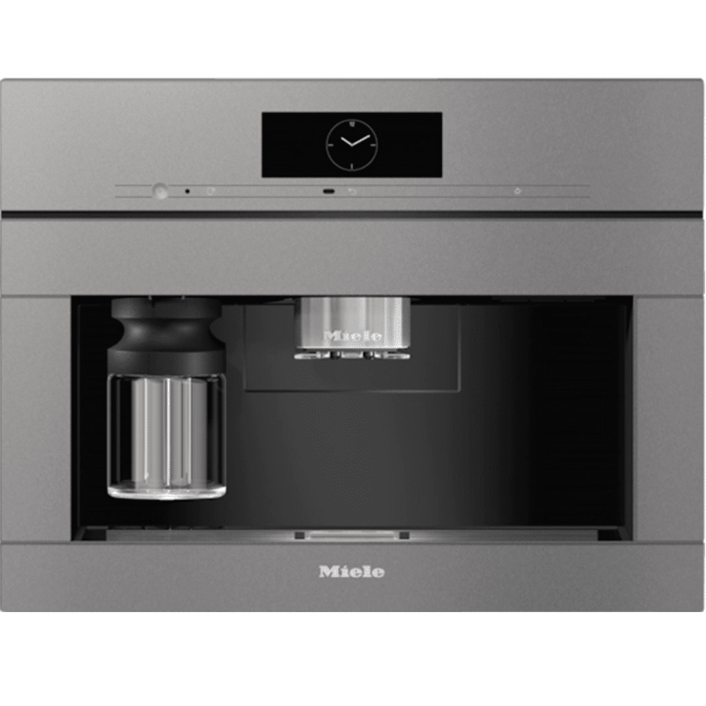 Miele CVA 7845 GRGR | Inbouwkoffiemachine met DirectWater in combineerbaar design met CoffeeSelect en AutoDescale voor de hoogste eisen.