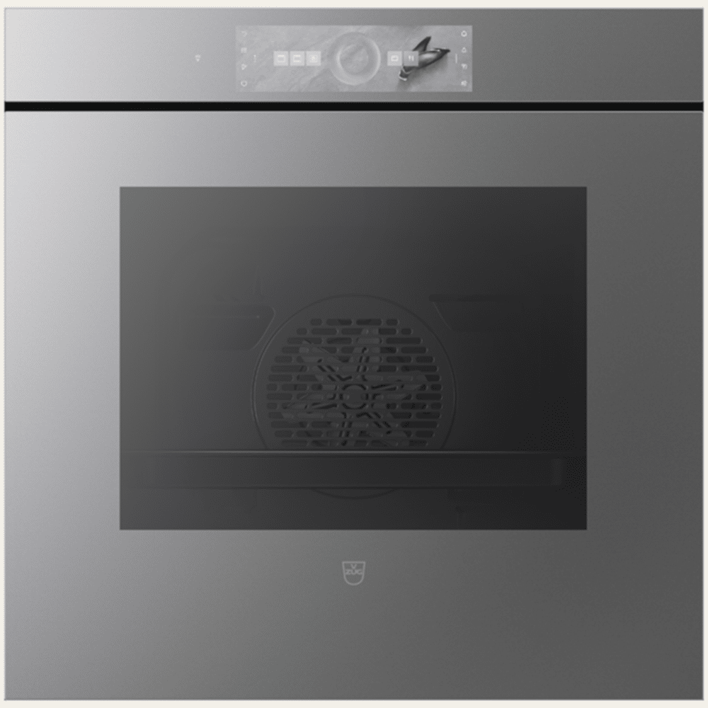 V-ZUG Combair V6000-60P AutoDoor | Bakoven 60 cm Spiegelglas Platinum 2107300012