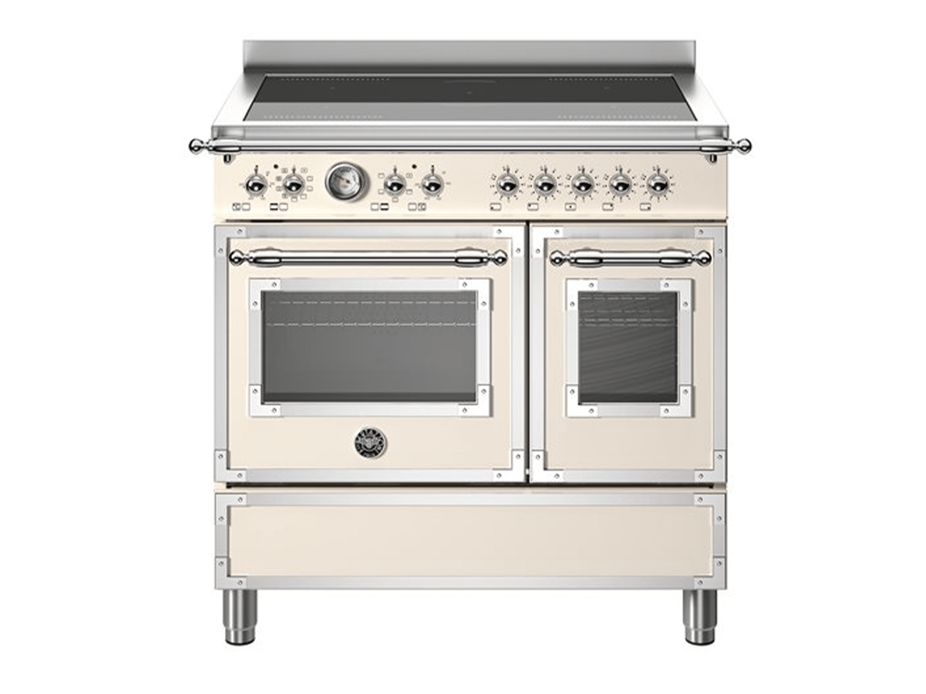 Bertazzoni HER95I2EAVT | 90 cm inductie top, elektrische dubbele oven