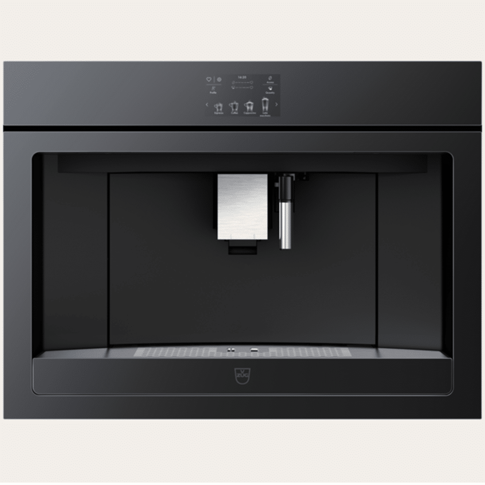V-ZUG CoffeeCenter V6000 45 | Koffiemachine 45 cm Spiegelglas zwart 2500500003