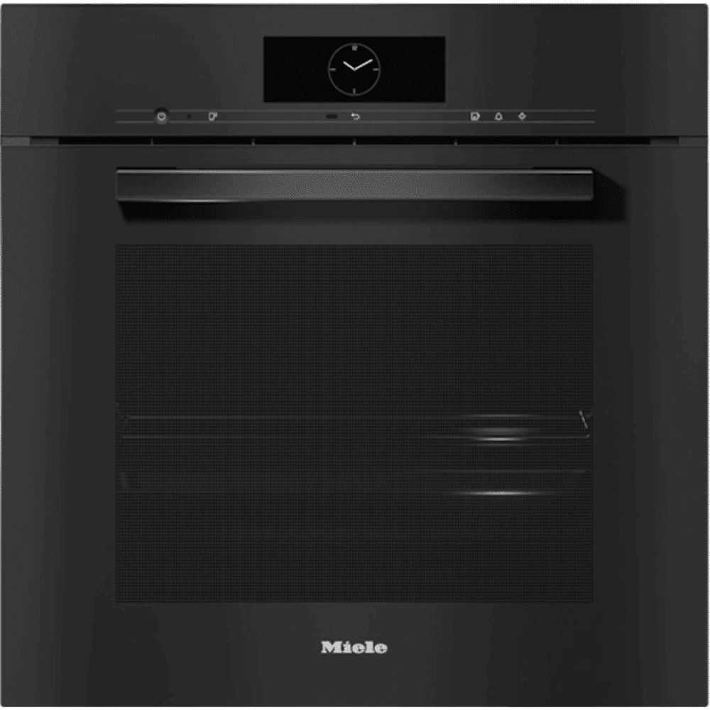 Miele DGC 7865 HC Pro OBSW | Combi-stoomoven met aansluiting voor vers water en waterafvoer voor stomen, bakken, braden met draadloze bratometer + HydroClean.
