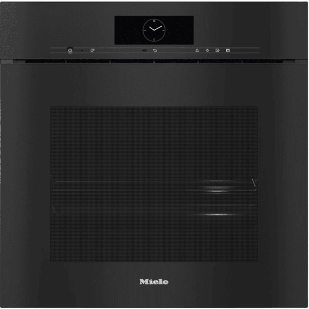 Miele DGC 7865 HCX Pro OBSW | Greeploze Combi-stoomoven met aansluiting voor vers water en waterafvoer voor stomen, bakken, braden met draadloze bratometer + HydroClean.