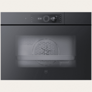 V-ZUG CombiSteamer V6000 45 AutoDoor 2304300004 | Combi stoomoven 45 cm Spiegelglas zwart Greeploos