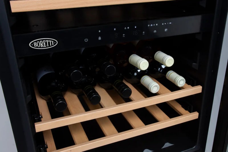 Boretti Milano Compressorwijnkoeler Ingebouwd Antraciet 35 fles(sen) - Afbeelding 3