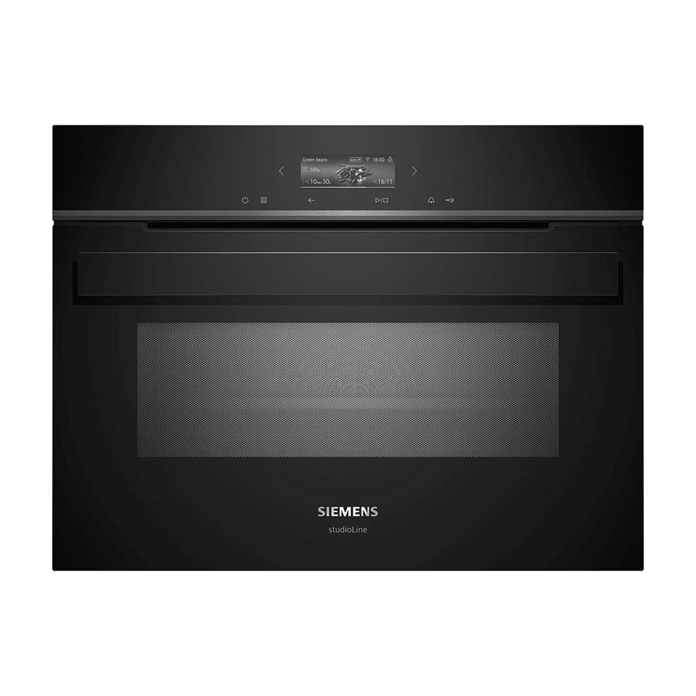 Siemens CM924G1B1 | iQ700 Compacte bakoven met magnetron 60 x 45 cm, zwart
