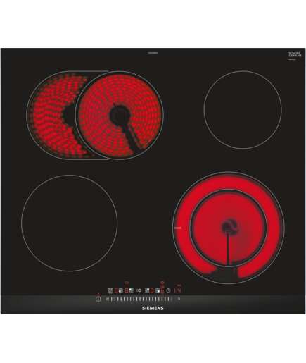Siemens ET675FNP1E kookplaat Zwart, Roestvrijstaal Ingebouwd Keramisch 4 zone(s)