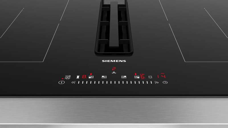 Siemens iQ500 ED811FQ15E kookplaat Zwart Ingebouwd 80 cm Inductiekookplaat zones 4 zone(s) Inbouw afzuigkap - Afbeelding 3