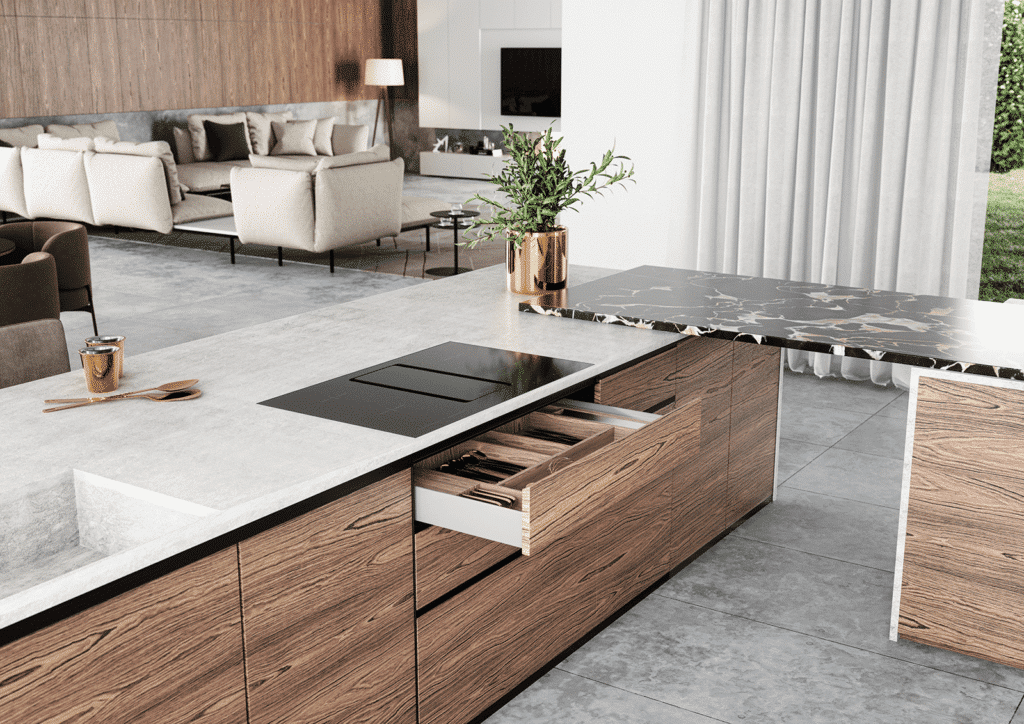 Opera Fonda DFO80C140 | 80cm Besteklade onder kookplaat mogelijk, Recirculatie - Afbeelding 2