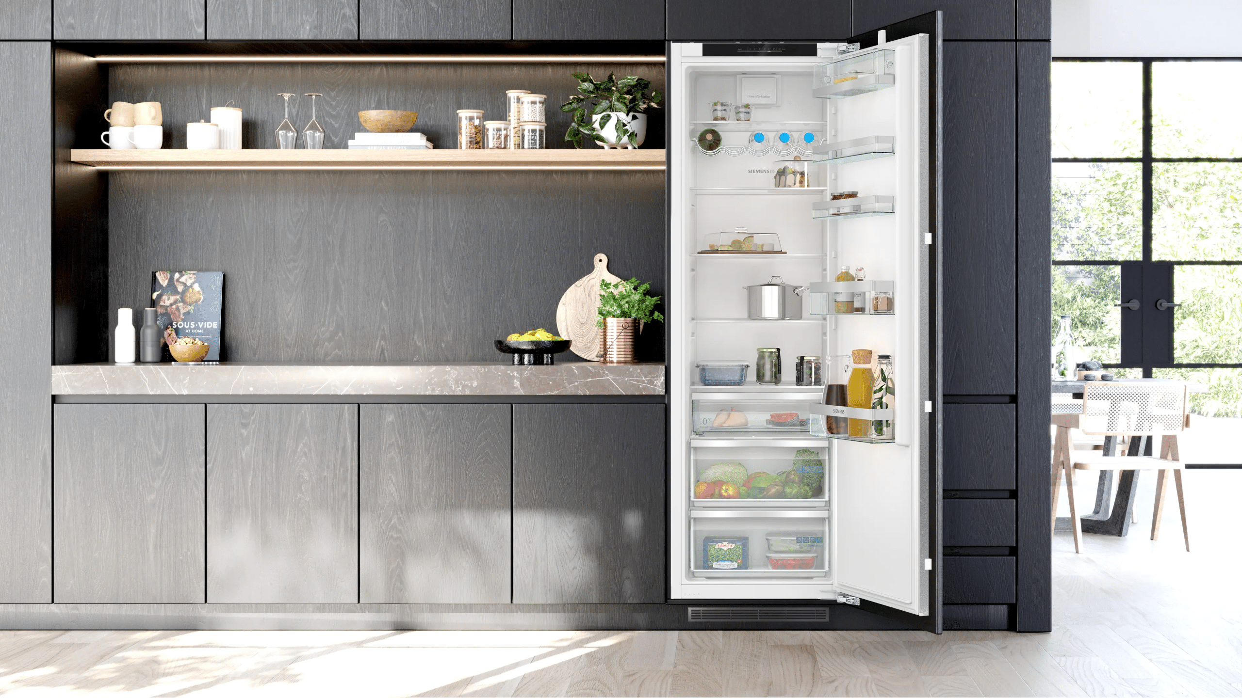 Siemens KI81RADD0 | iQ500 | Inbouw koelkast 177.2 x 55.8 cm Vlakscharnier met softClose - Afbeelding 5
