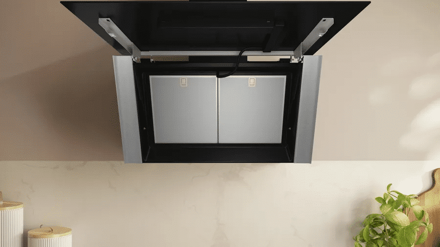 NEFF D98IPT2S0 | N 90 Wandschouwkap 90 cm zwart glas - Afbeelding 2