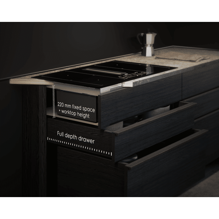 AEG CCE8475SFB | Kookplaat Met Afzuiging - 8000 Serie Combohob Met Bridge Functie, 83 CM - Afbeelding 2