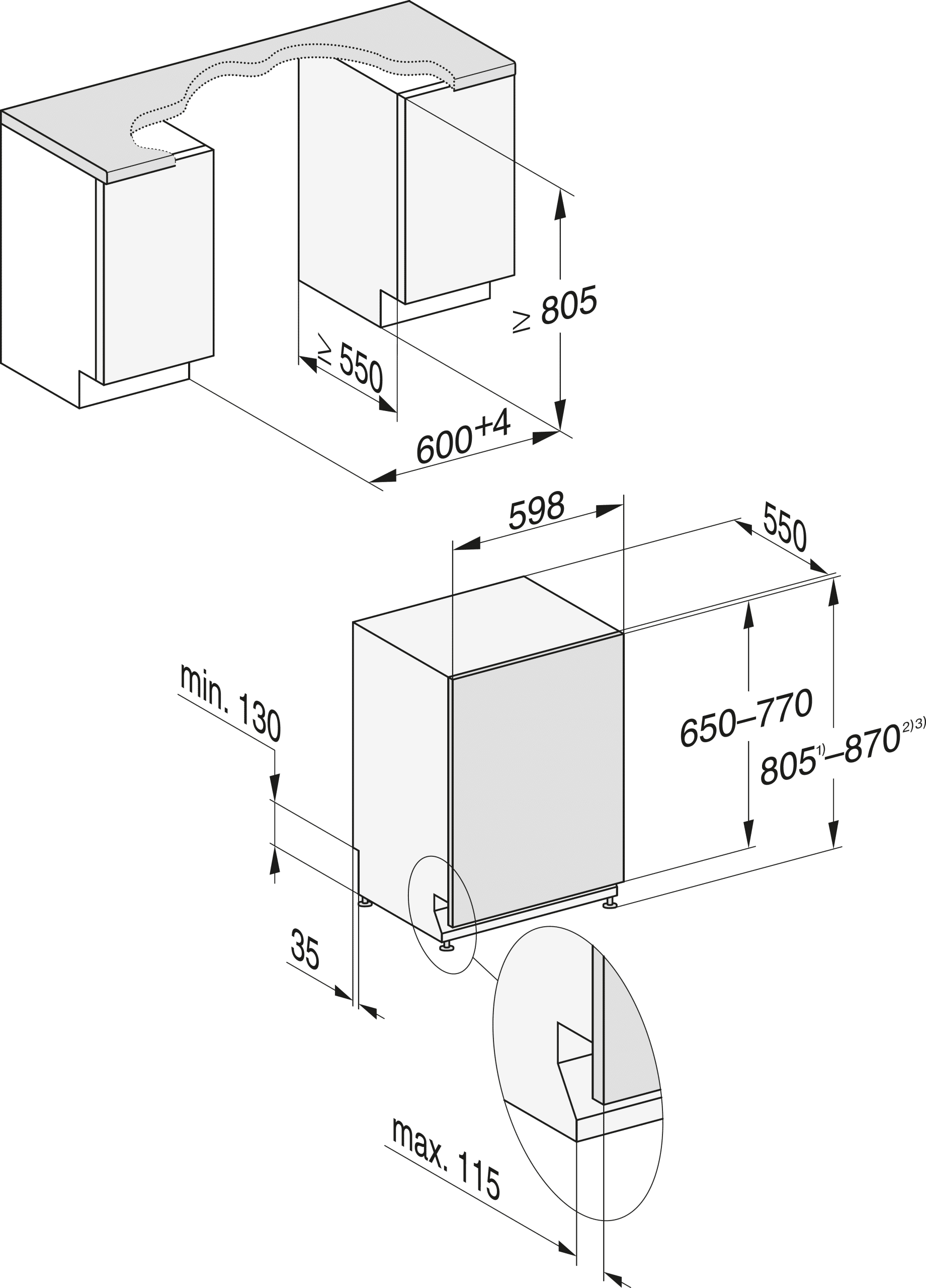 Miele G 7082 SCVI Volledig integreerbare vaatwasser, Auto-Dos, Roestvrijstaal, Energy A - Afbeelding 5