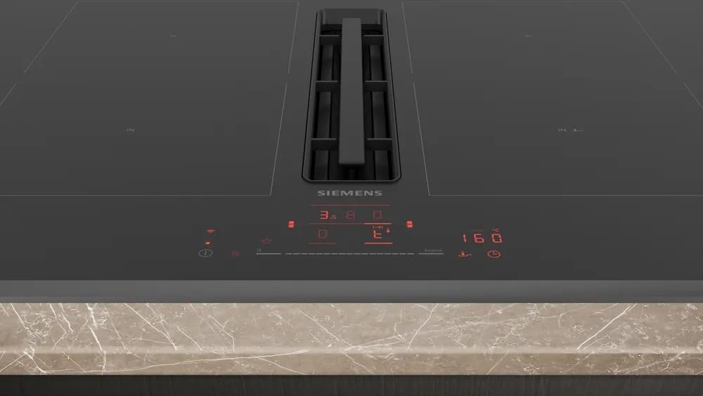 Siemens ED851HQ26M | iQ500 Inductiekookplaat met afzuiging 80 cm opbouwmontage zonder rand - Afbeelding 3