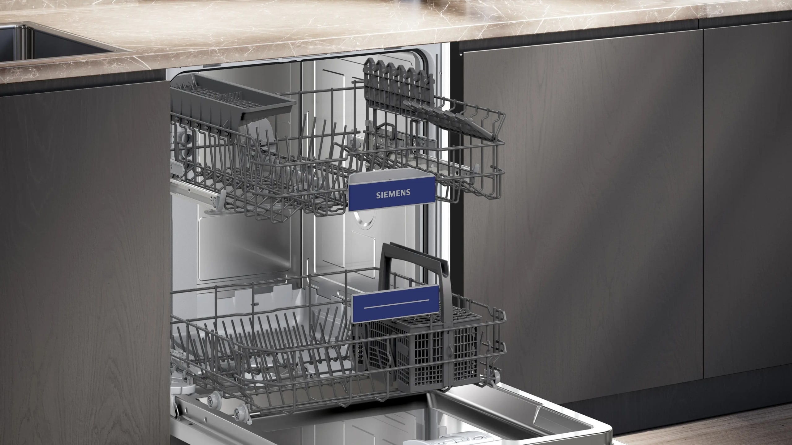 Siemens SX63EX04TE | iQ300 Volledig geïntegreerde vaatwasser 60 cm XXL (extra hoog) - Afbeelding 4