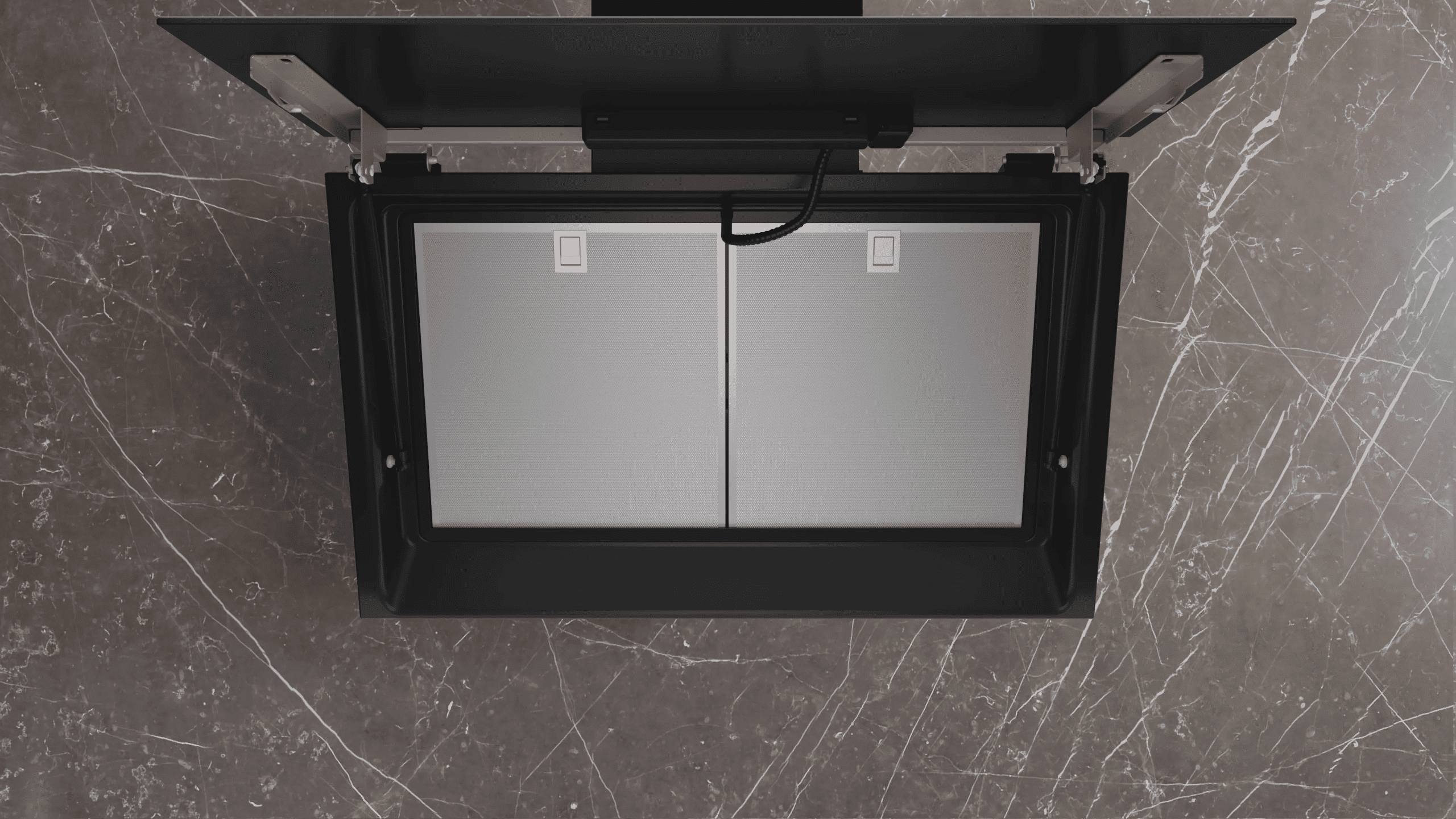 Siemens LC81KAN60 | iQ500 Wandschouwkap 80 cm zwart glas, Zwart - Afbeelding 8