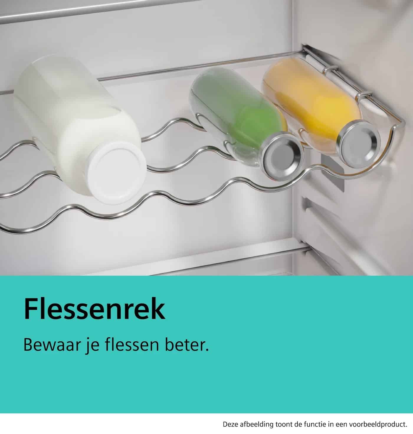 Siemens KI96NVFD0 | iQ300 Inbouw koel-vriescombinatie, nis 195.5cm, No-Frost, vlakscharnier - Afbeelding 5