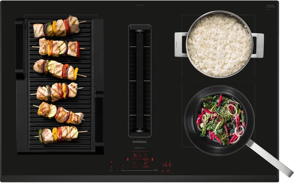 Siemens ED851HQ26M | iQ500 Inductiekookplaat met afzuiging 80 cm opbouwmontage zonder rand - Afbeelding 5