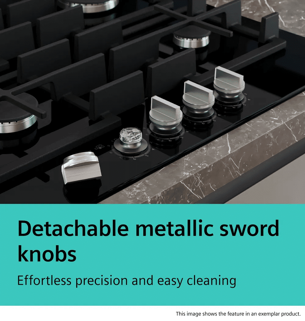 Siemens EP9A6MI40N | iQ500 Gaskookplaat (90CM) - Afbeelding 3