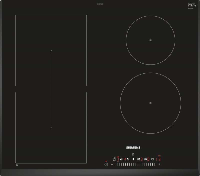 Siemens ED651FSB1E kookplaat Zwart Ingebouwd Inductiekookplaat zones 4 zone(s)