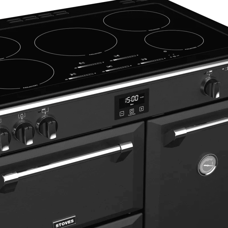 Stoves 444410914 fornuis Range-fornuis Electrisch Inductiekookplaat zones Antraciet - Afbeelding 3