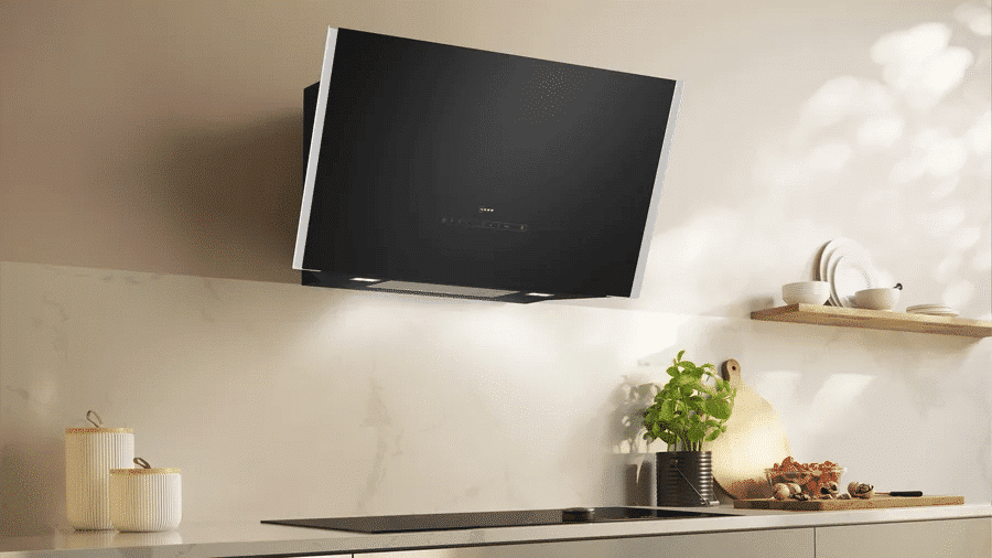 NEFF D98IPT2S0 | N 90 Wandschouwkap 90 cm zwart glas - Afbeelding 3