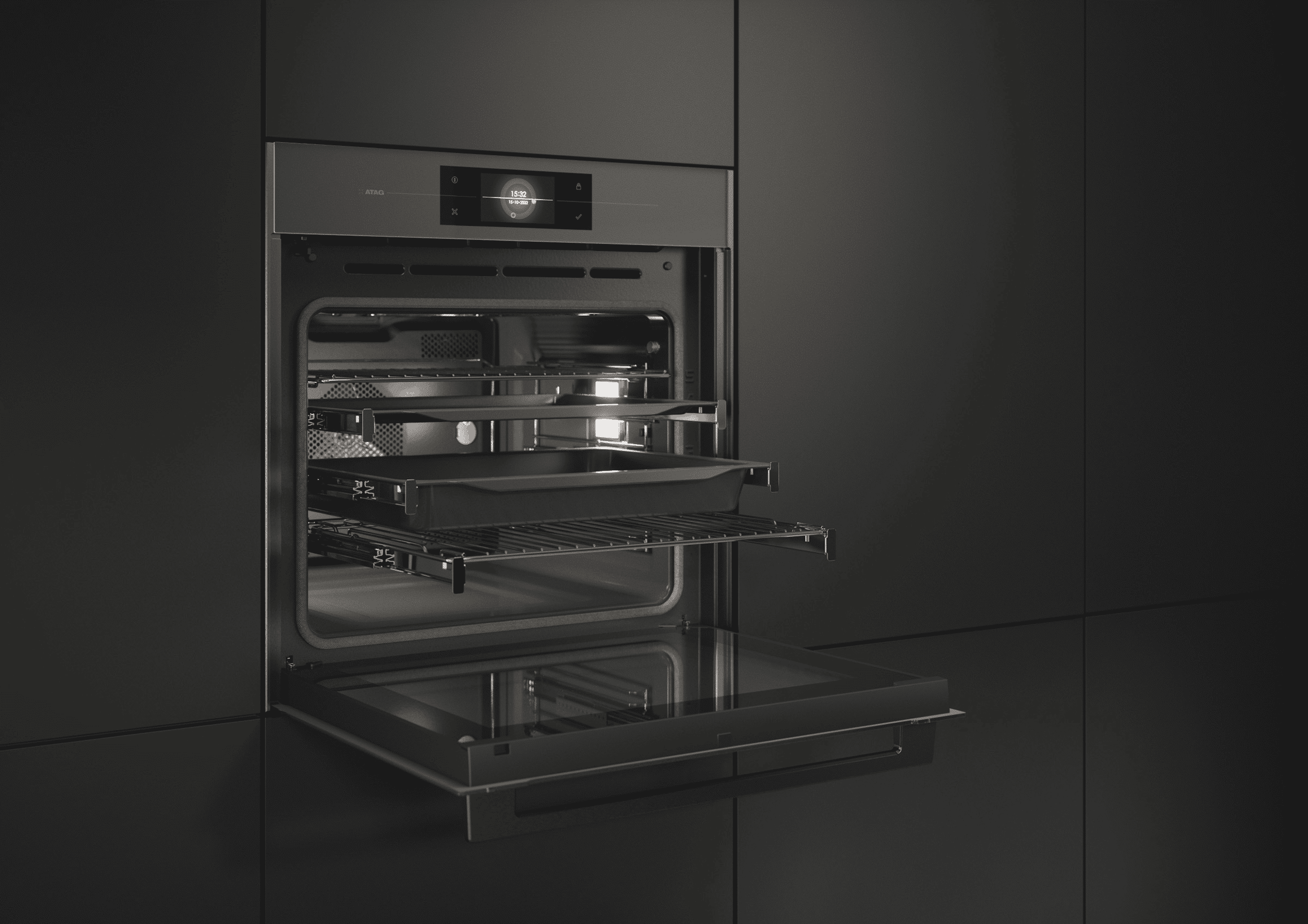 ATAG ZX6685M | Pyrolise Oven Pearl Grey - Afbeelding 4