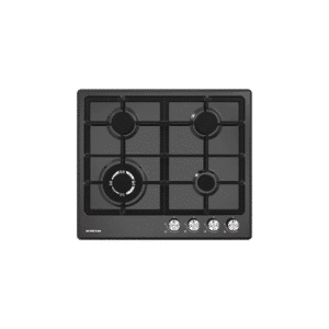 Inventum IKG6024WGzwa |  Gaskookplaat - 59 cm - Zwart
