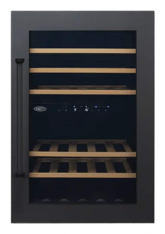Boretti Milano Compressorwijnkoeler Ingebouwd Antraciet 35 fles(sen) - Afbeelding 2
