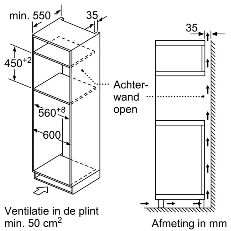 Siemens CM585AGS1 | iQ500 Compacte magnetron met hetelucht 60 x 45 cm, inox - Afbeelding 8