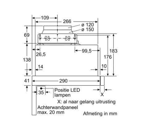 Siemens | LI64MB521 | Vlakscherm afzuigkap - Afbeelding 7