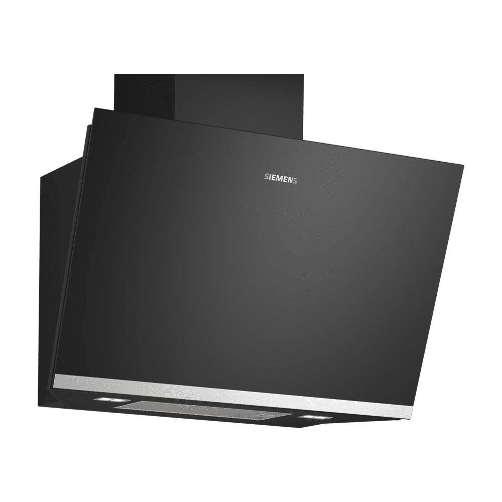 Siemens LC81KAN60 | iQ500 Wandschouwkap 80 cm zwart glas, Zwart