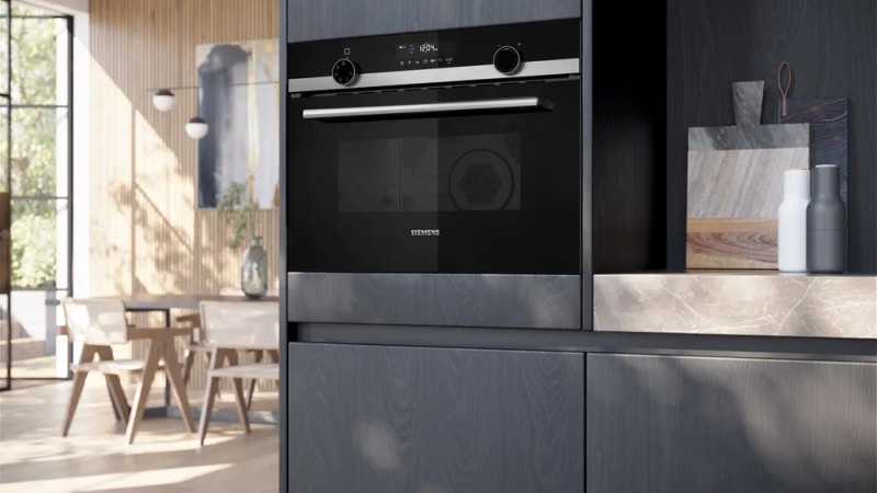 Siemens CM585AGS1 | iQ500 Compacte magnetron met hetelucht 60 x 45 cm, inox - Afbeelding 5