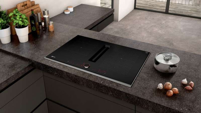 Neff T58TL6EN2 kookplaat Zwart Ingebouwd 80 cm Inductiekookplaat zones 4 zone(s) Inbouw afzuigkap - Afbeelding 4