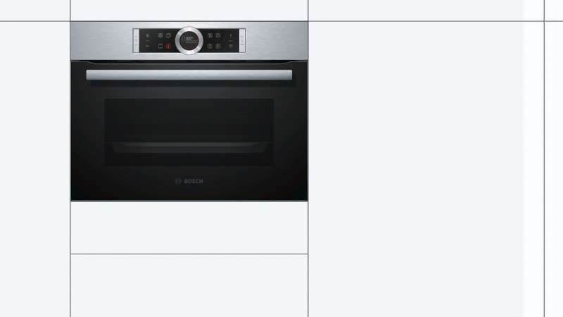 Bosch Serie 8 CBG675BS3 oven 47 l Zwart, Roestvrijstaal - Afbeelding 2
