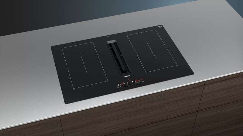 Siemens iQ500 ED811FQ15E kookplaat Zwart Ingebouwd 80 cm Inductiekookplaat zones 4 zone(s) Inbouw afzuigkap - Afbeelding 2