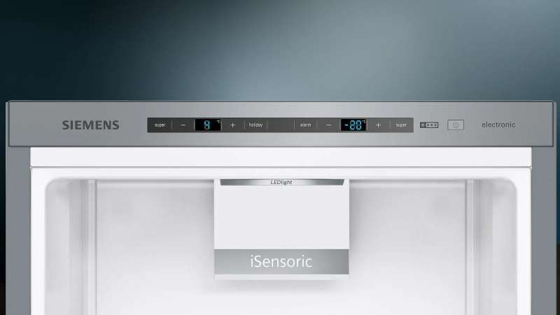 Siemens iQ500 KG39E8IBA koel-vriescombinatie Ingebouwd B Roestvrijstaal - Afbeelding 2