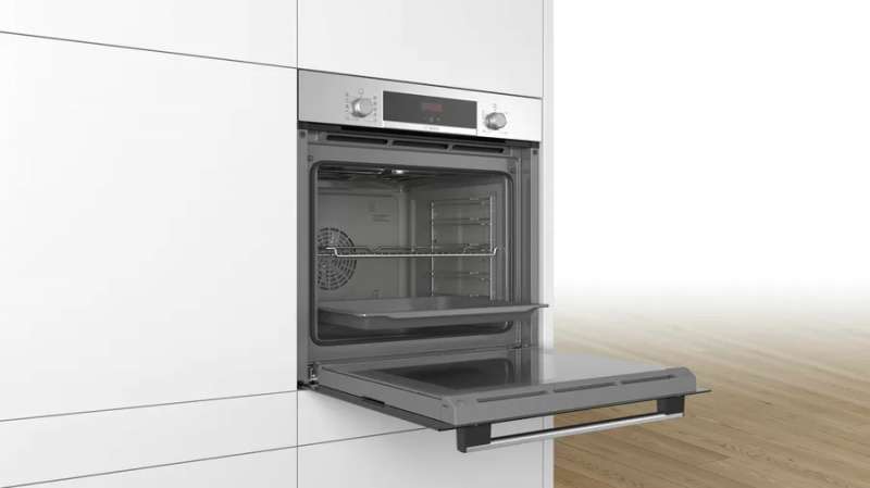 Bosch Serie 4 HBA554BS0 oven 71 l Zwart, Roestvrijstaal - Afbeelding 4