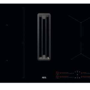 AEG CCE84543CB kookplaat Zwart Ingebouwd 77 cm Inductiekookplaat zones 4 zone(s) Inbouw afzuigkap