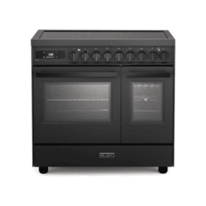 Elba EX965TIMAA | Excellence Inductiefornuis, 5 kookzone's, 2 ovens, 90cm, antraciet