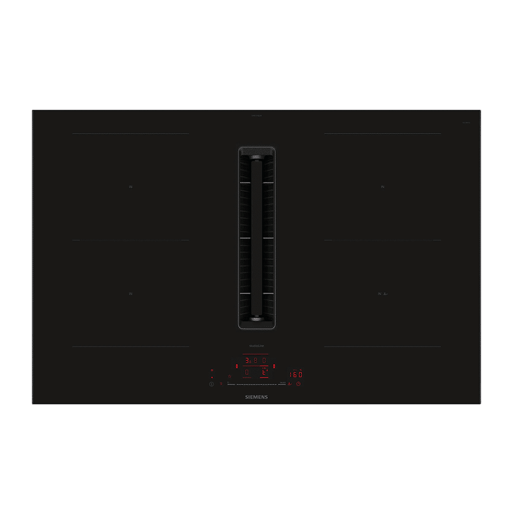 Siemens ED877HQ26E | iQ500 Inductiekookplaat met afzuiging 80 cm opbouwmontage met rand