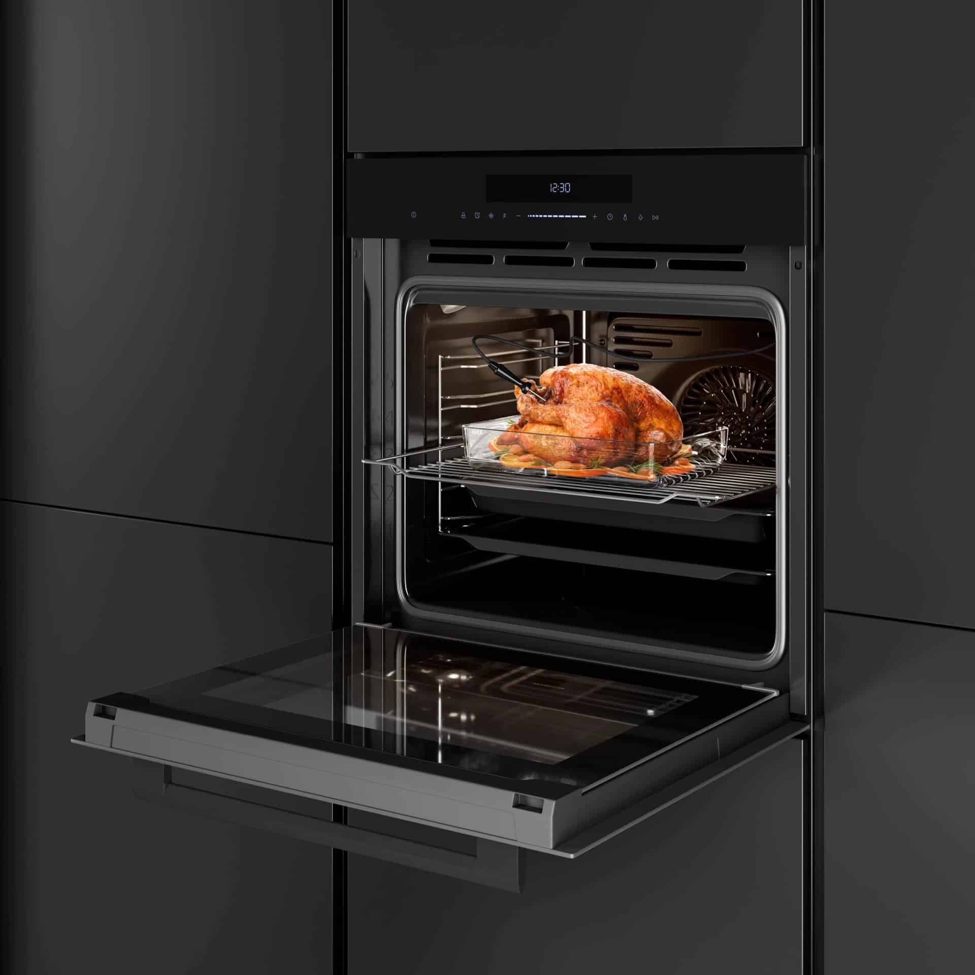 Inventum IOM6035GT Multifunctie heteluchtoven, nis 60, Zwart, Energy A++, 5 jaar fabrieksgarantie - Afbeelding 2