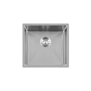 Lorreine 40R Spoelbak RVS met ronde korfplug