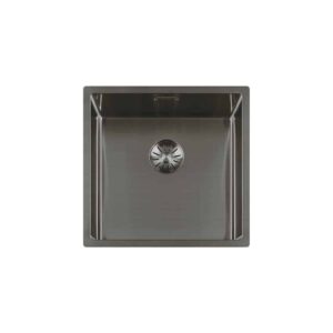 Lorreine 40sp gunmetal spoelbak met Lorreine SuperPlug